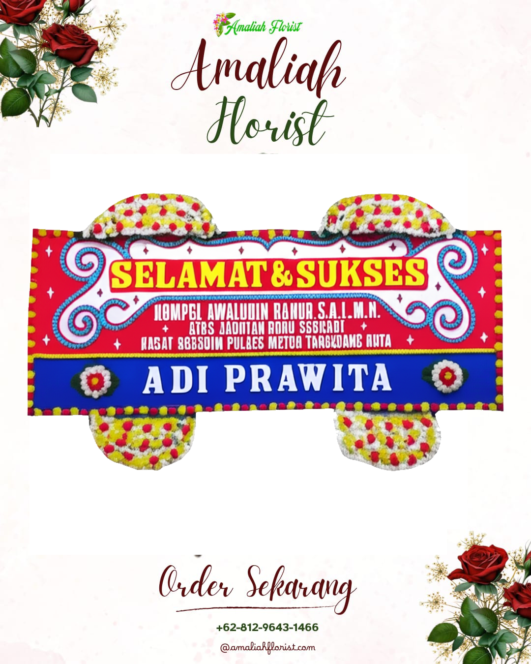 Papan Bunga Ucapan Selamat Sidoarjo